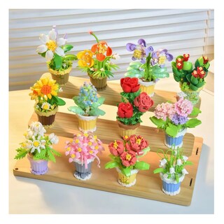 Foto 4 | Juguetes Bloques Flores 12pz Lab.g Multicolor