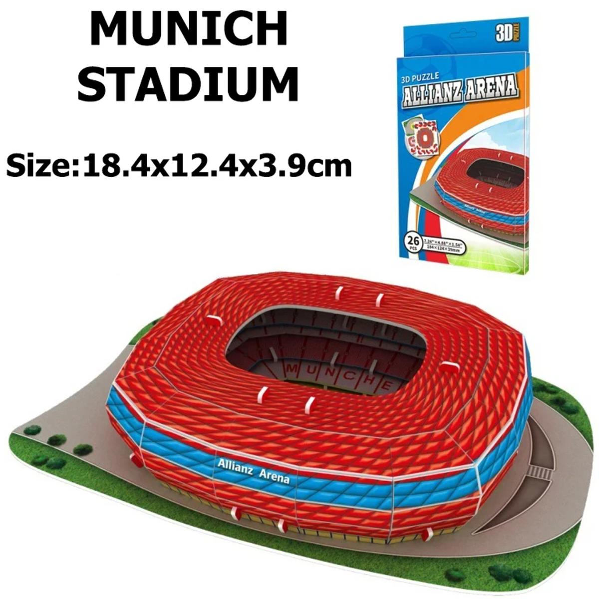 Foto 4 pulgar | Estadio De Futbol Juguete Armable Ventdepot Mxaiz-001 1 Pieza Multicolor