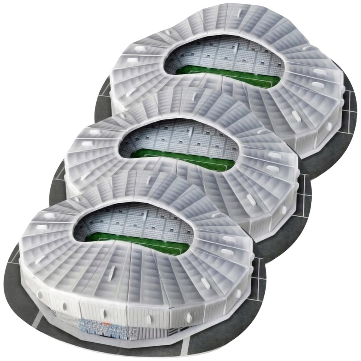 Foto 2 pulgar | Estadios De Fútbol Ensamblables Ventdepot Mxsvd-003 3 Piezas Multicolor