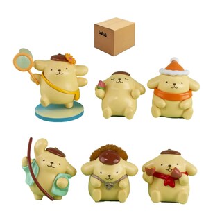 Foto 1 | Figuras 6ps Pompompurin Juguetes Lab.g Café
