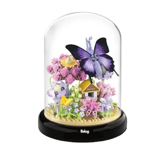 Foto 1 | Bloques De Flores Artificiales Belug Mariposa Morada 582pcs