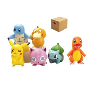 Foto 1 | Muñecos De Pokémo 6pz Pikachu Lab.g Colores