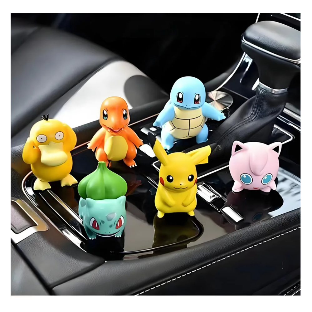 Foto 4 pulgar | Muñecos De Pokémo 6pz Pikachu Lab.g Colores