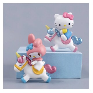 Foto 4 | Set 6 Figuras Hello Kitty Kuromi Colección Lab.g Colores