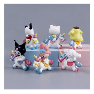 Foto 5 | Set 6 Figuras Hello Kitty Kuromi Colección Lab.g Colores