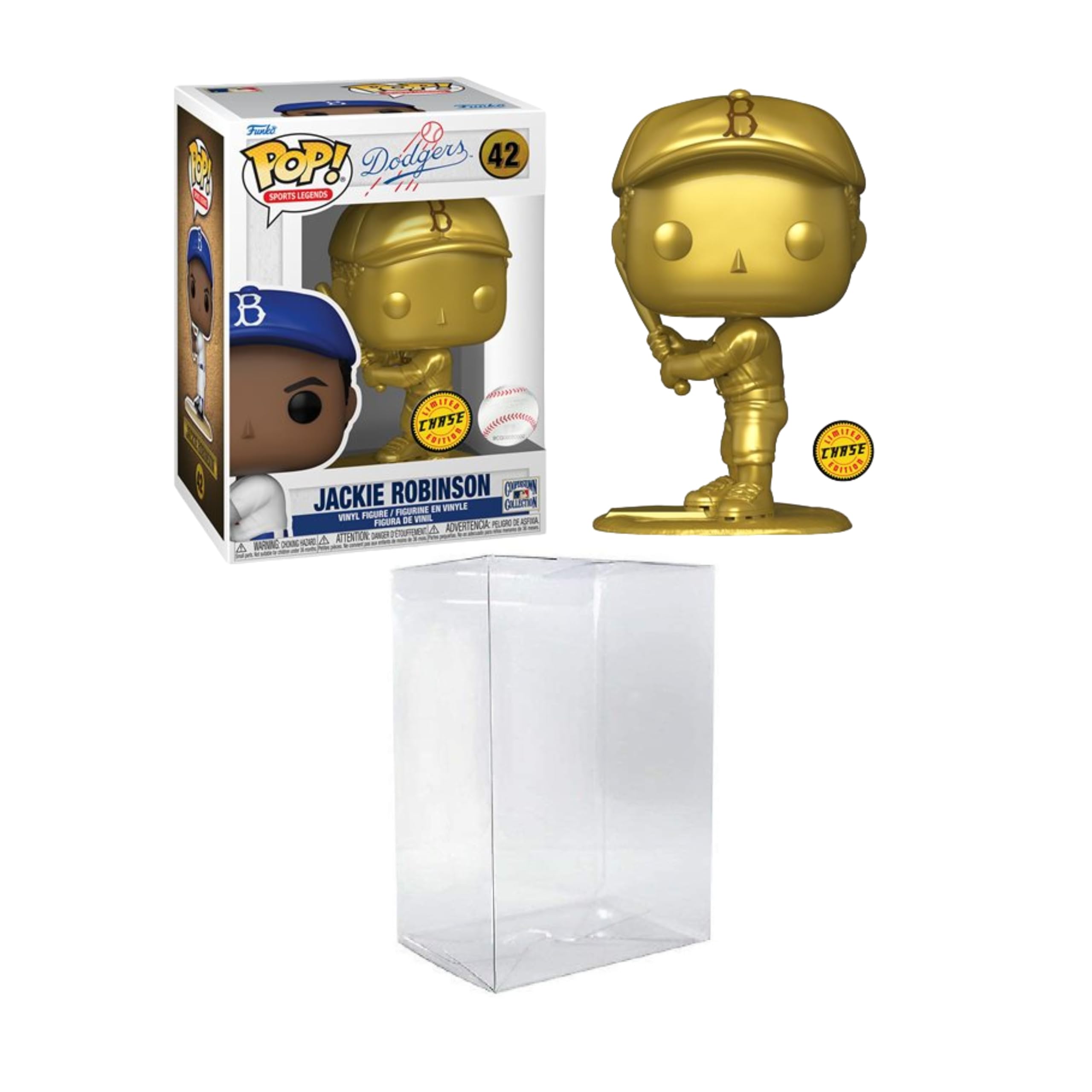 Foto 1 | ¡funko Pop! Jackie Robinson #42 De Los Brooklyn Dodgers De Brooklyn  Leyendas De La Mlb - Venta Internacional.