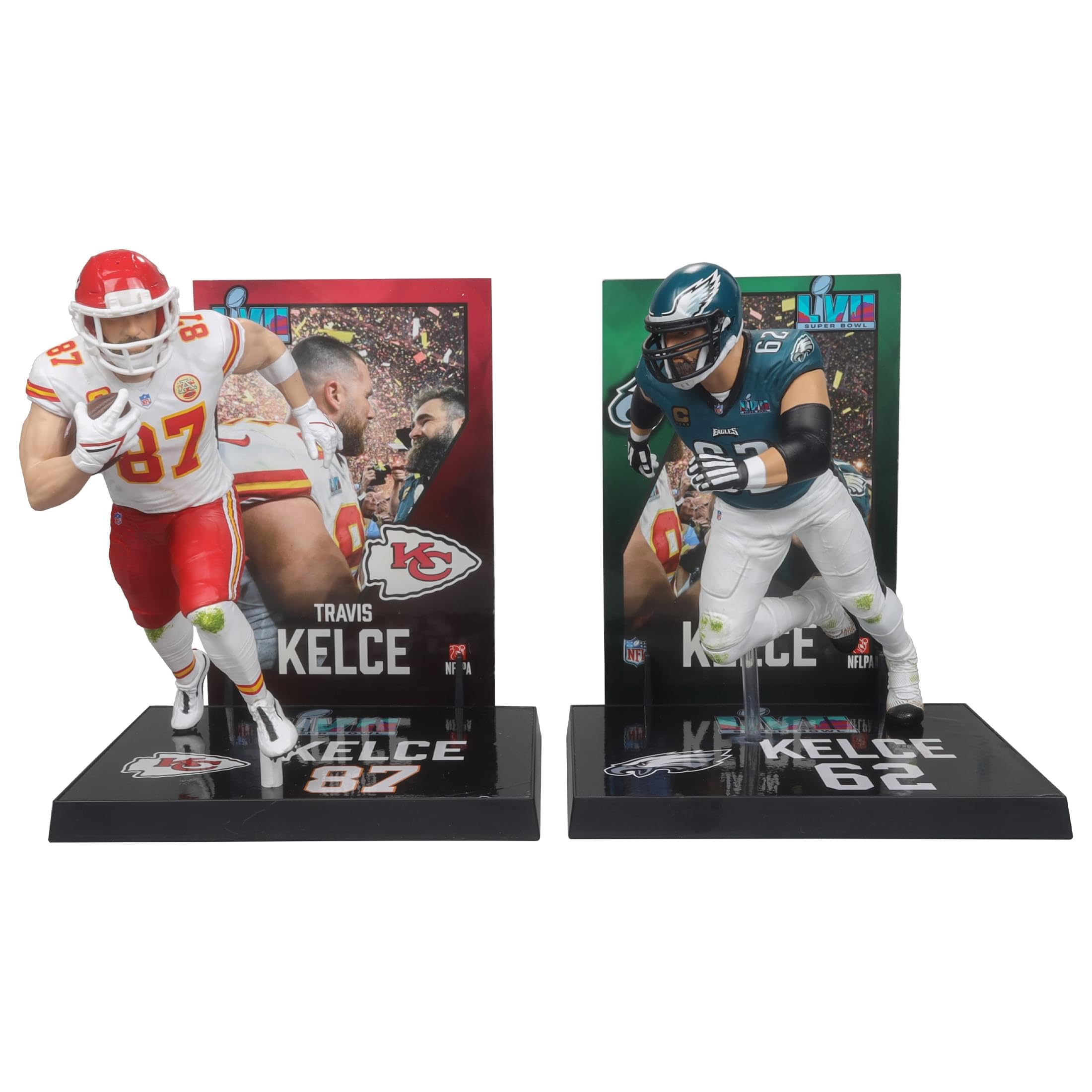 Foto 2 pulgar | Figura De Acción Mcfarlane Travis Kelce/jason Kelce Nfl 7 - Venta Internacional.