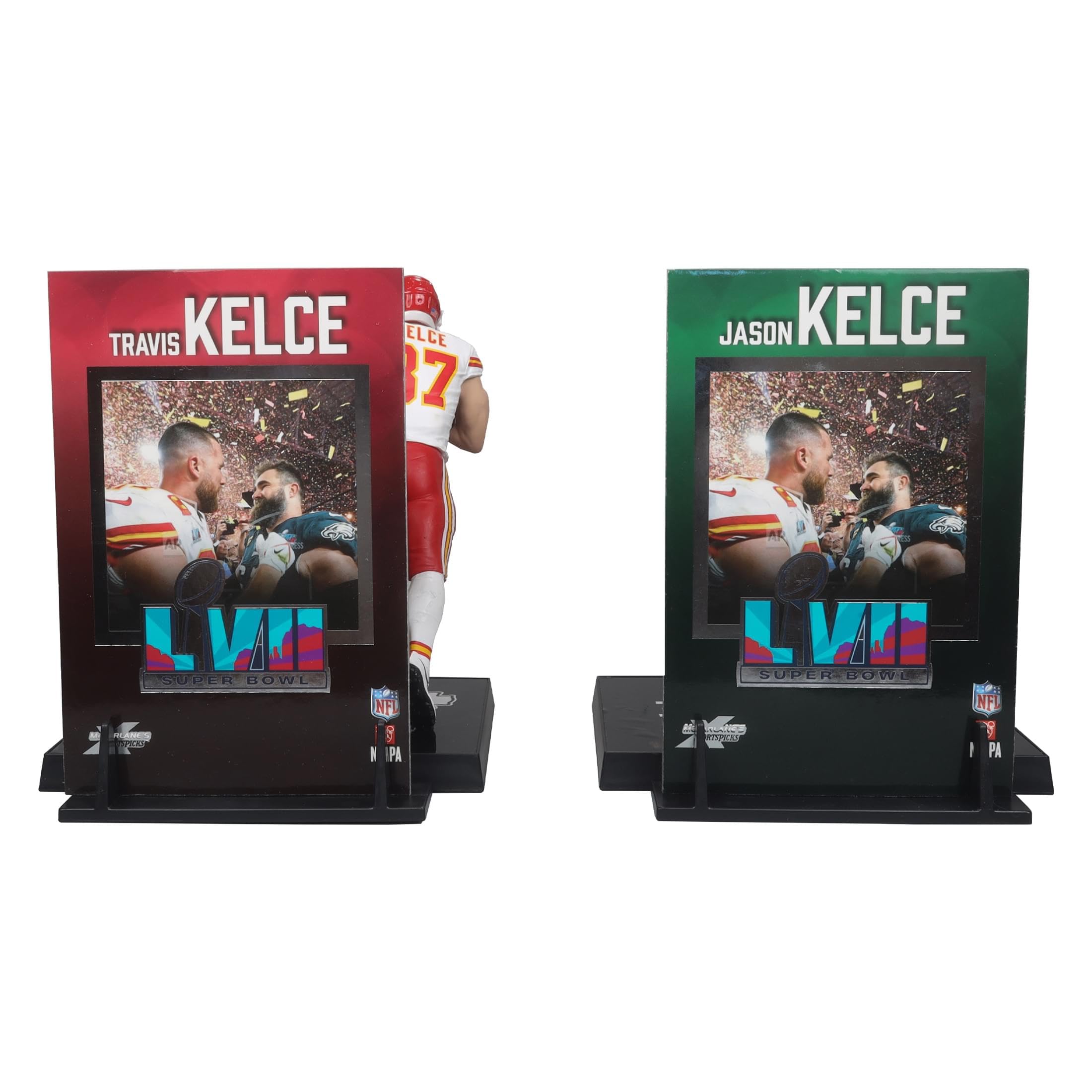 Foto 5 pulgar | Figura De Acción Mcfarlane Travis Kelce/jason Kelce Nfl 7 - Venta Internacional.