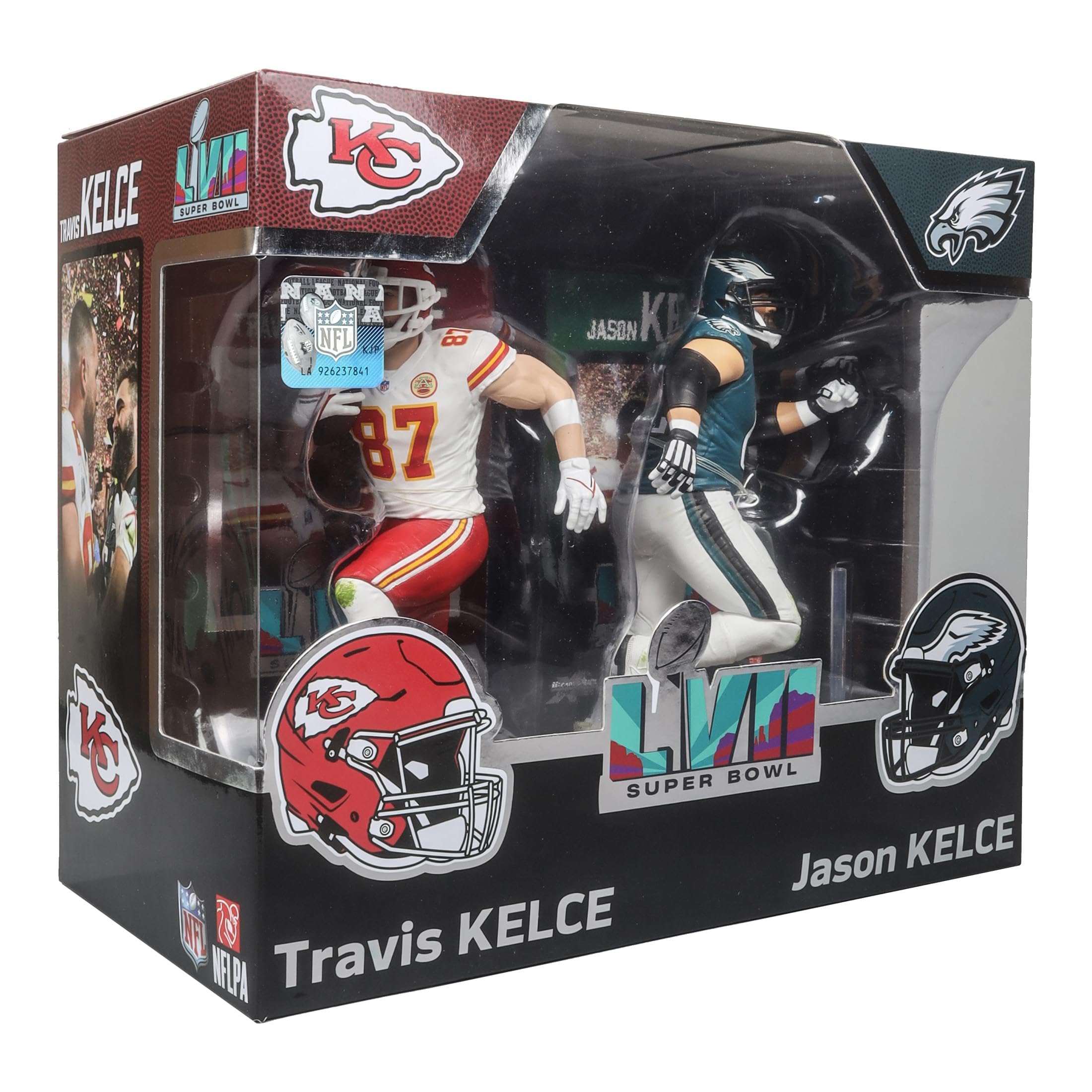 Foto 7 pulgar | Figura De Acción Mcfarlane Travis Kelce/jason Kelce Nfl 7 - Venta Internacional.