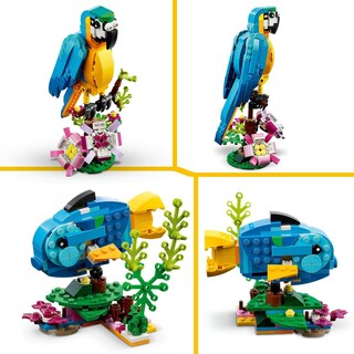 Foto 6 | Set Lego Creator 3 En 1 Perico Exótico 253 Piezas Color Multicolor Para Niños Desde 7 Años