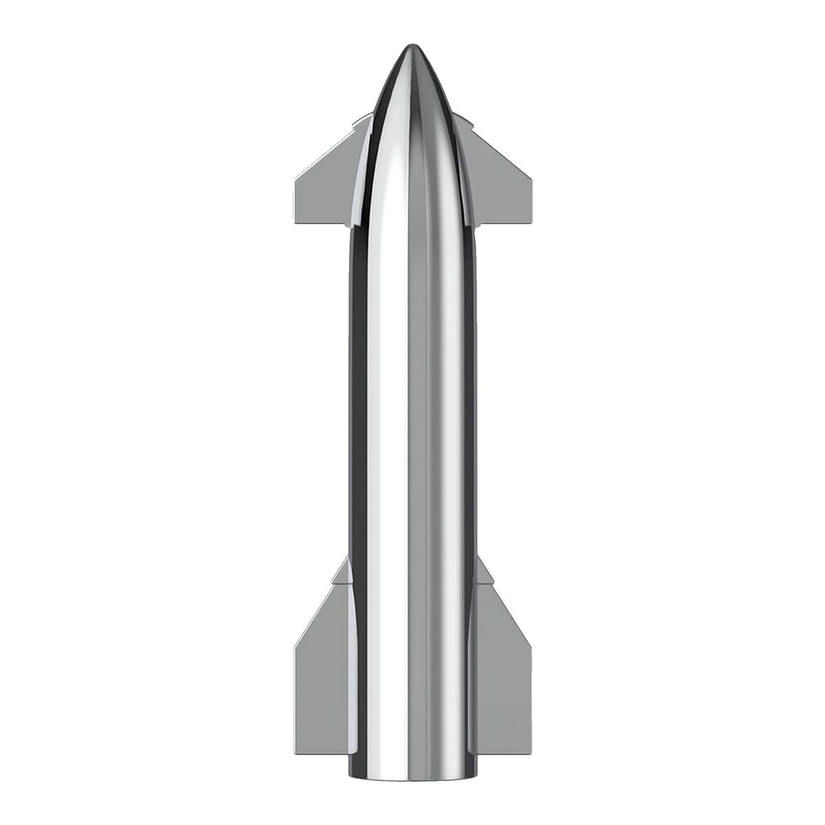 Foto 2 | Starship  Mxtas-001  1pza  1 :200   Starship  8x25xø3cm  Plástico  Plata