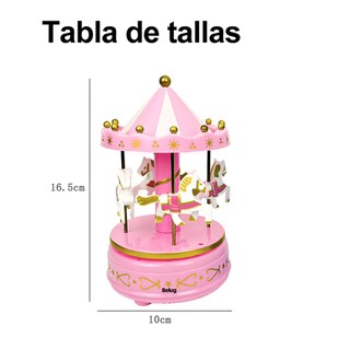 Foto 5 | Caja De Música Carrusel De Fantasía Belug Color Rosa