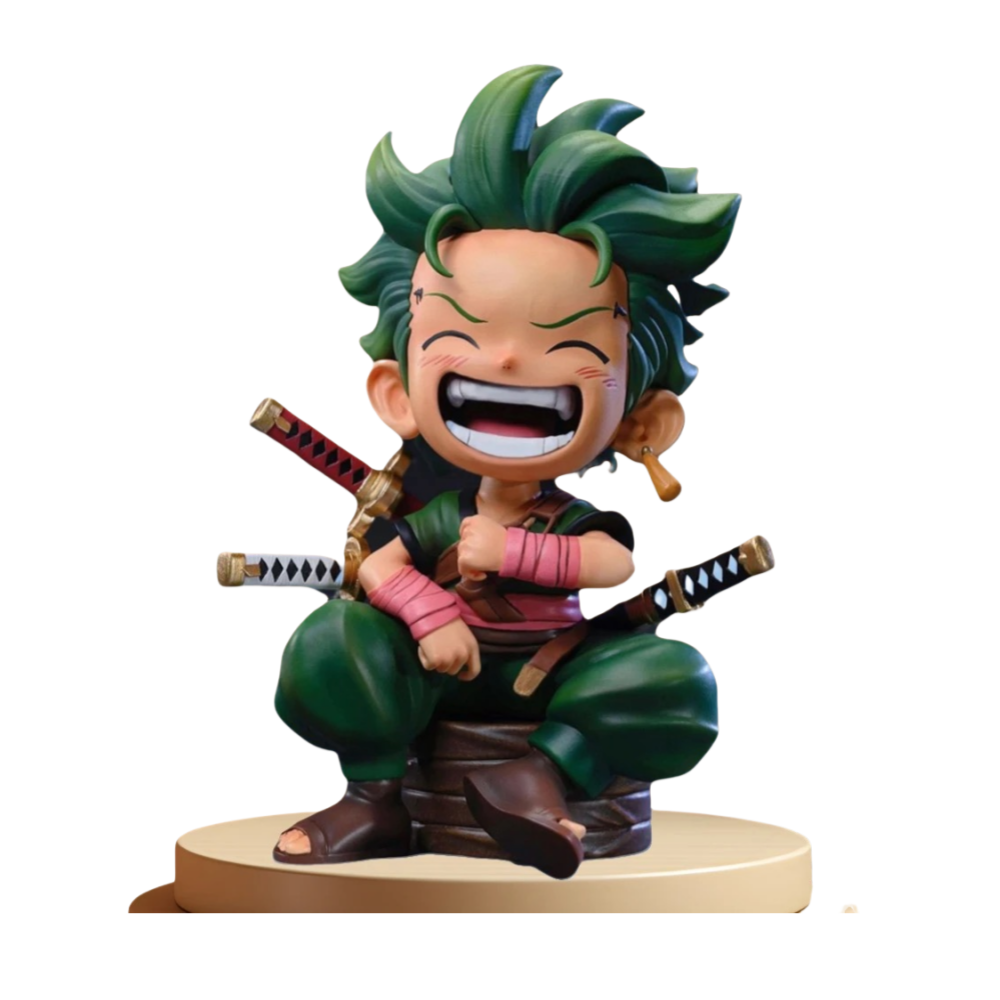 Foto 2 pulgar | Figura De Anime Sanmu One Piece Zoro Q Versión Pvc 18+