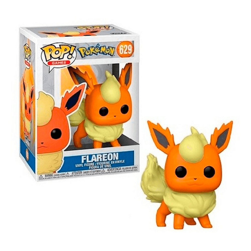 Foto 3 pulgar | Figura Funko Pop Original Pokemon Videojuego de Flareon 629/ Kan136