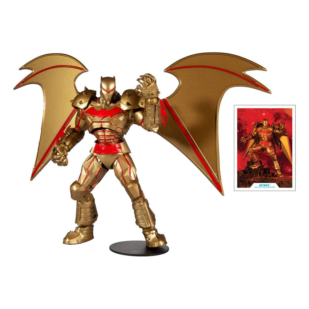 Foto 4 pulgar | Figura de Batman Mcfarlane Gold Suit Dorado