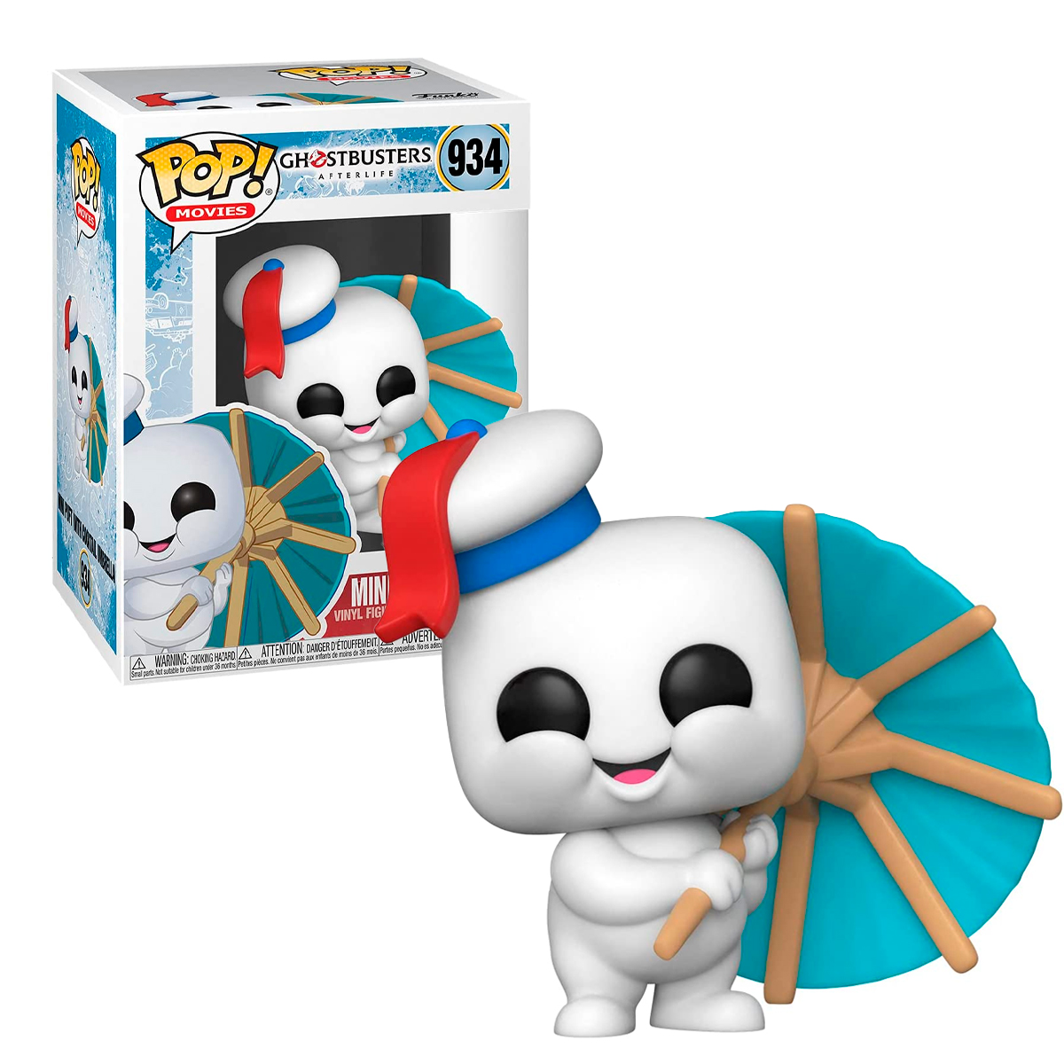 Foto 3 pulgar | Figura Funko Pop Cazafantasmas 3 Puft con Sombrilla 934