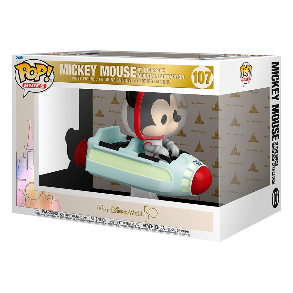 Foto 4 pulgar | Funko Pop! Ride Walt Disney World 50th Montaña Espacial con Mickey 107