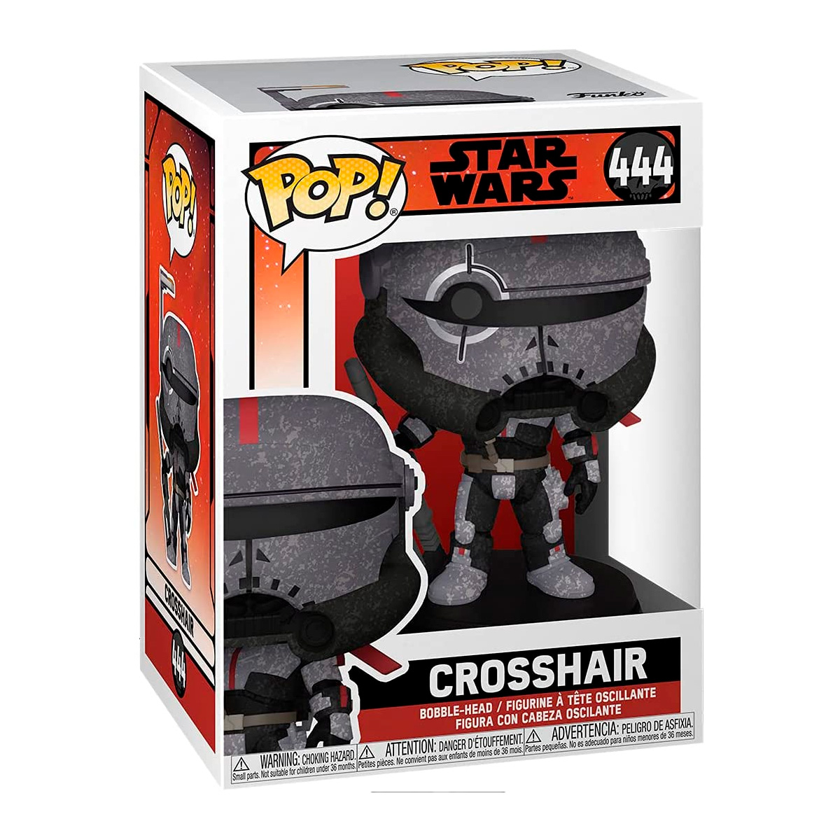 Foto 4 pulgar | Funko Pop Star Wars The Bad Batch Coleccion Original Crosshair  444  Fuerza Clon 99