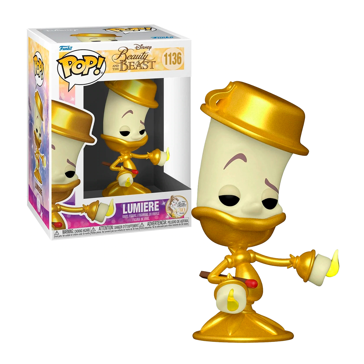 Foto 2 pulgar | Funko Pop Disney La Bella y La Bestia Lumiere  1136