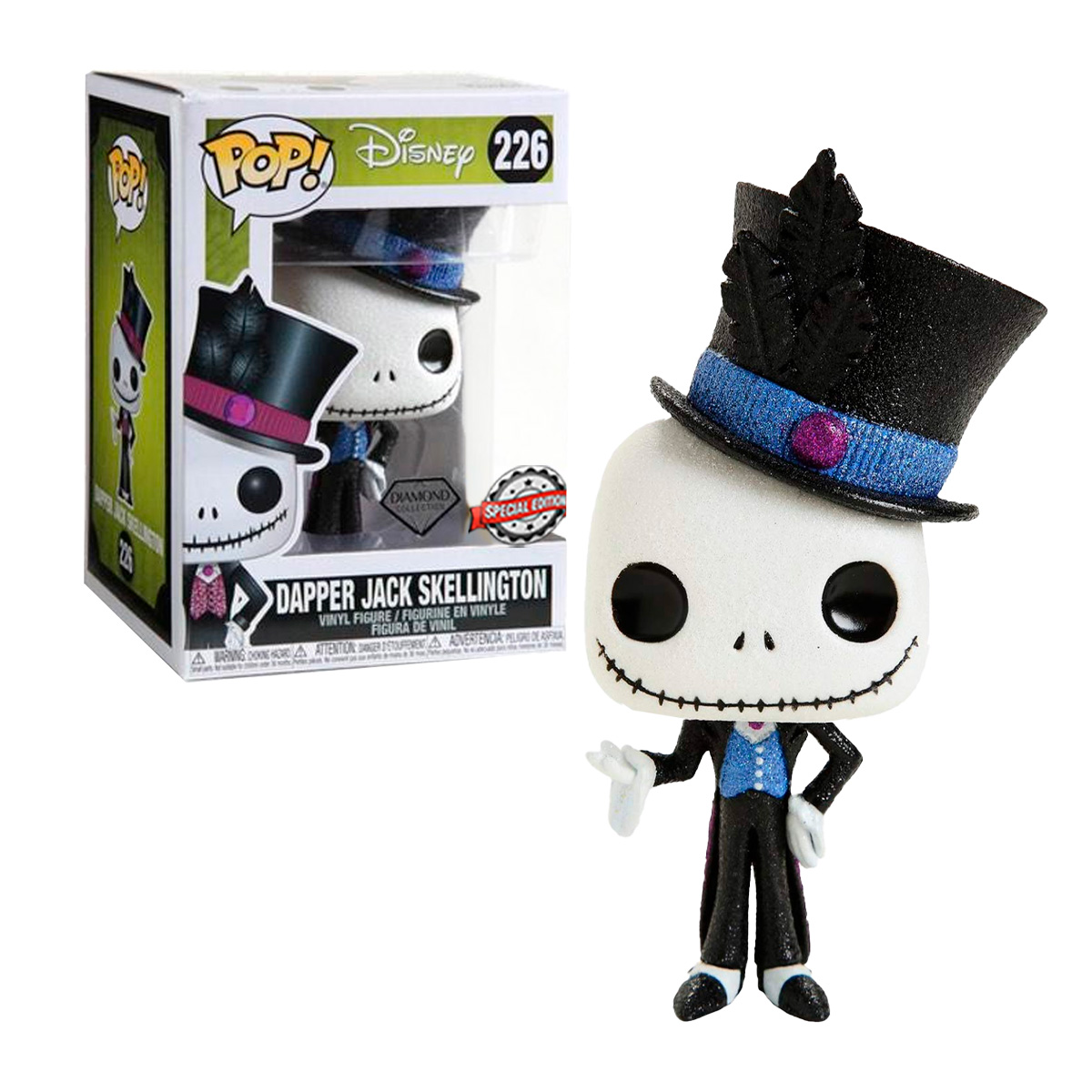 Foto 2 pulgar | Funko Pop Disney Nbc  Diamond Dapper Jack Skellington  226