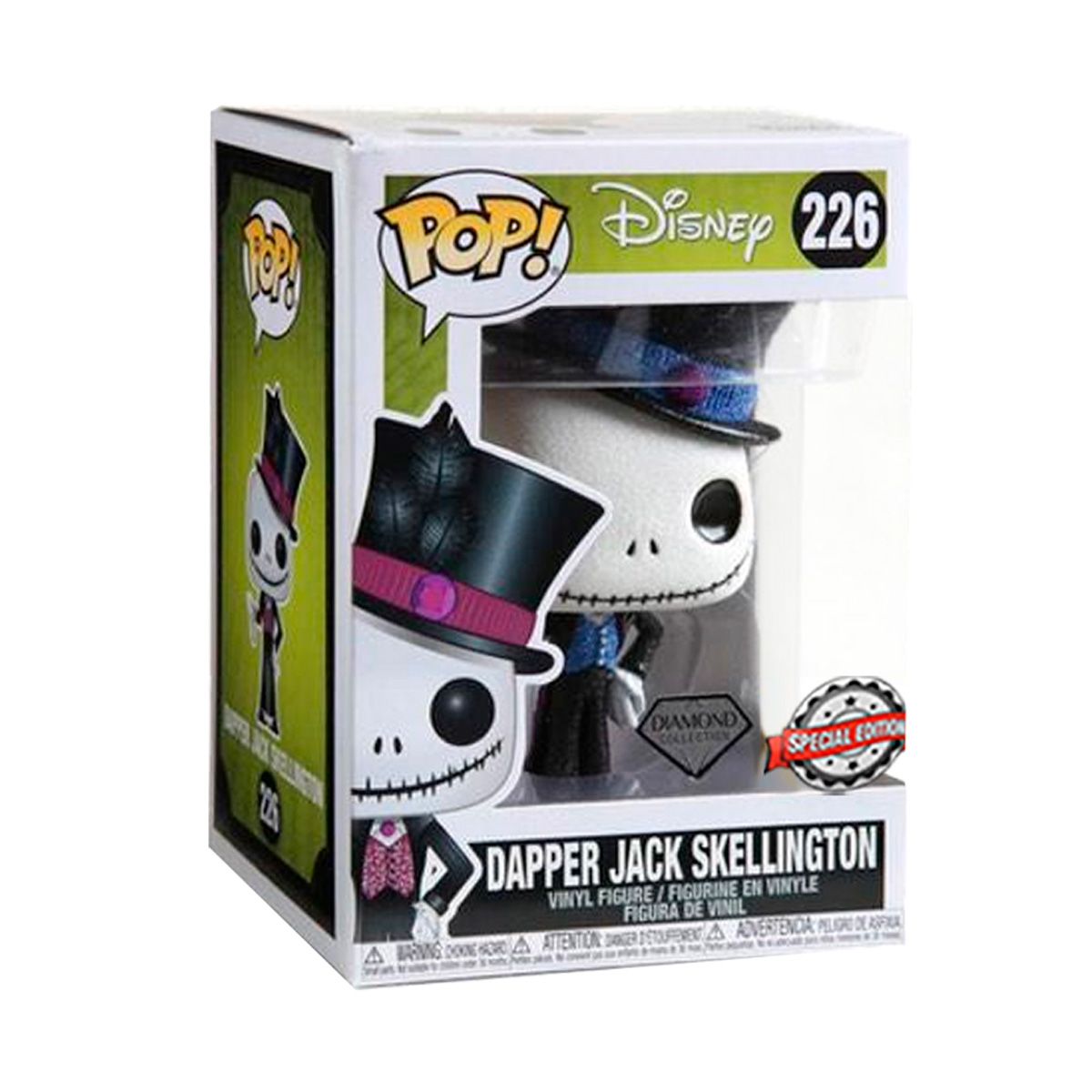 Foto 4 pulgar | Funko Pop Disney Nbc  Diamond Dapper Jack Skellington  226