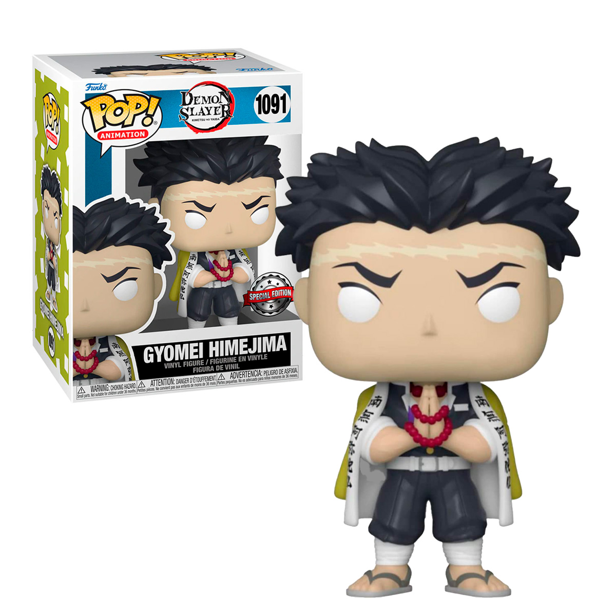 Foto 2 pulgar | Figura Funko Pop Gyomei Himejima 1091 Demon Slayer Anime