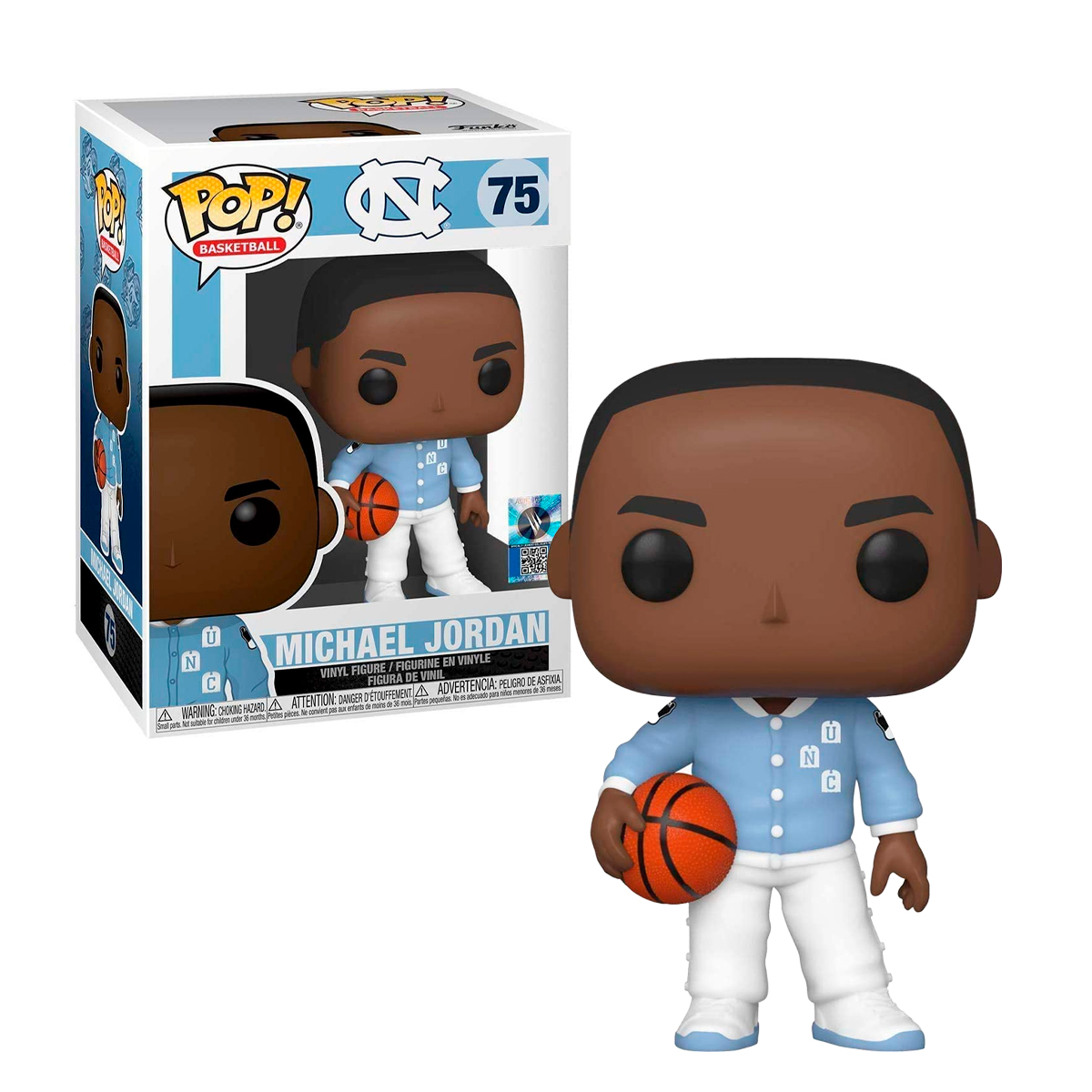 Funko Pop Basketball  Unc  Michael Jordan 75