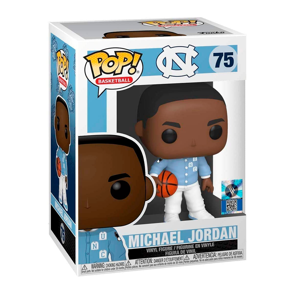 Foto 4 pulgar | Funko Pop Basketball  Unc  Michael Jordan 75