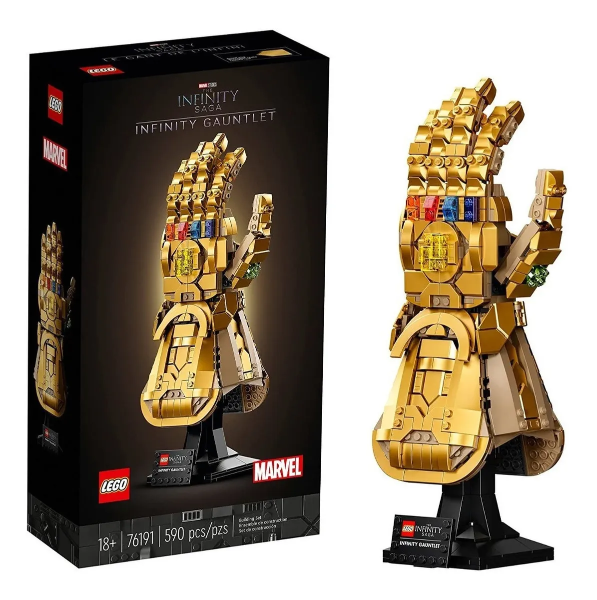 Foto 3 pulgar | Set de Construcción Lego Marvel Infinity Gauntlet