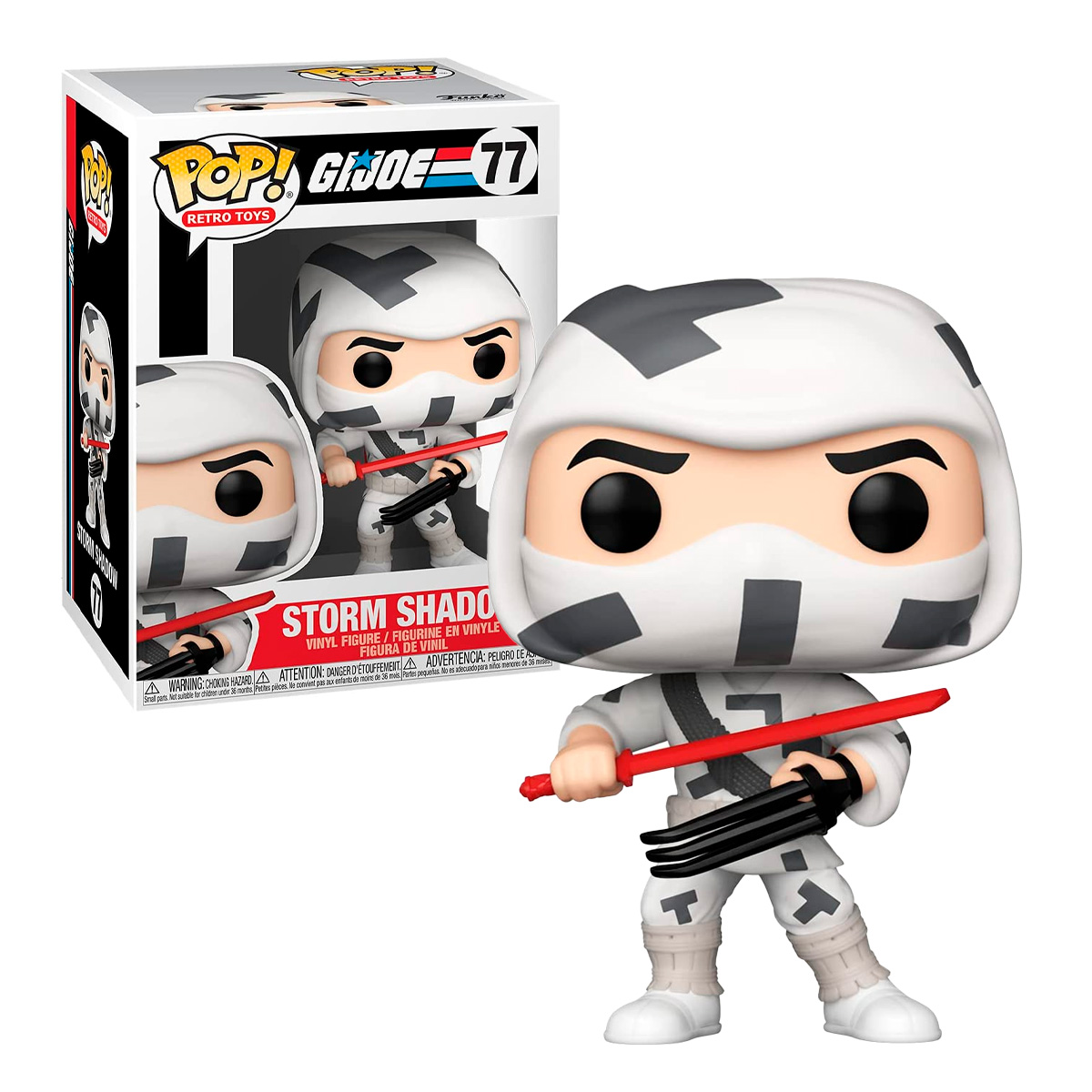 Foto 2 pulgar | Funko Pop! Storm Shadow 77 Gi Joe Original Retro