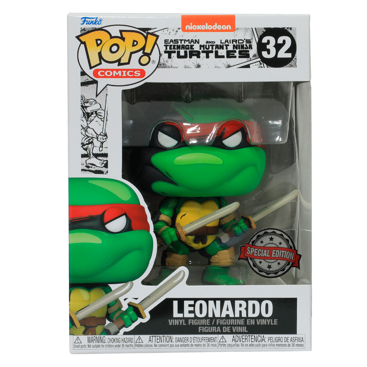 Foto 2 pulgar | Figura Funko Pop Leonardo 32 Tortugas Ninja Tmnt Exclusivo