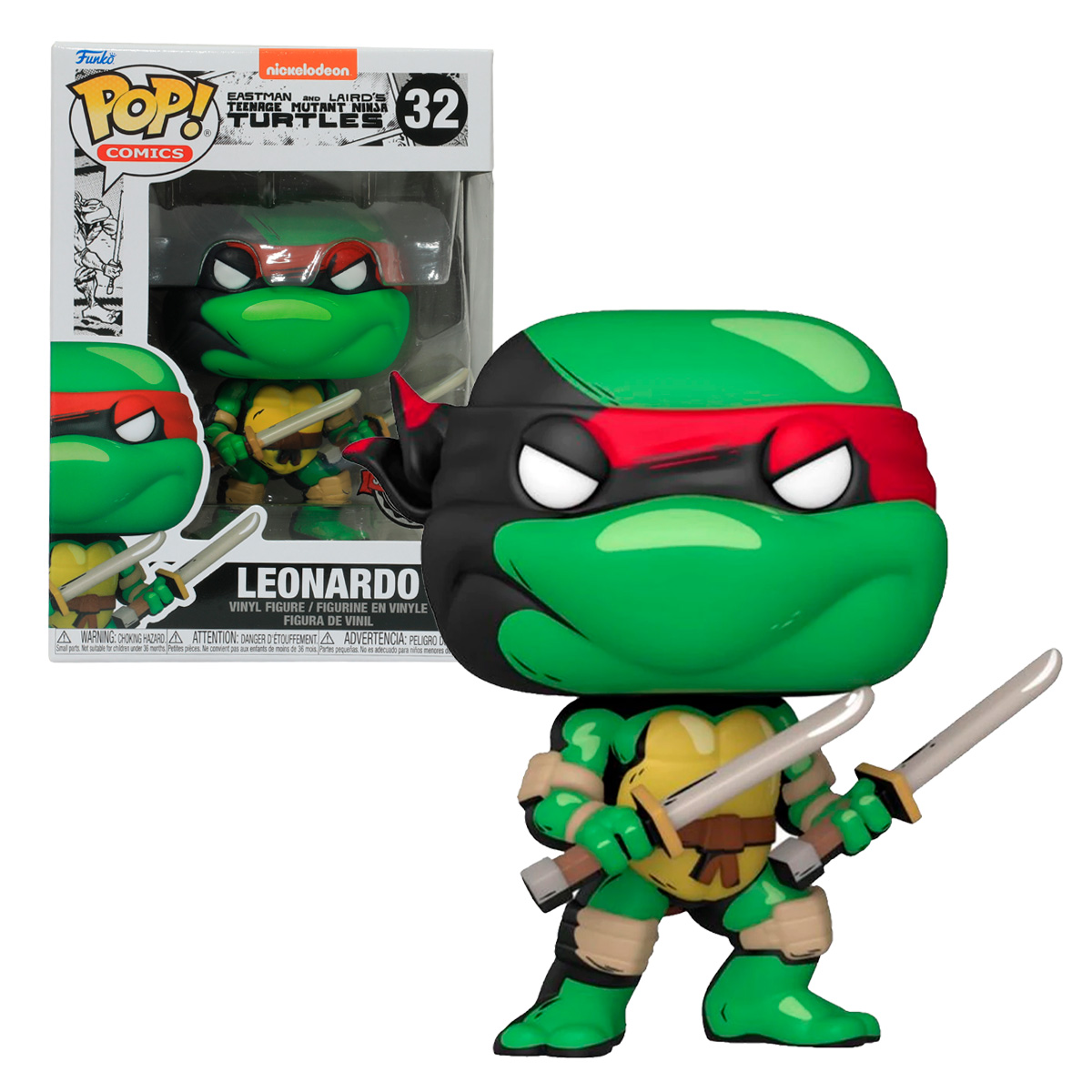 Foto 3 pulgar | Figura Funko Pop Leonardo 32 Tortugas Ninja Tmnt Exclusivo