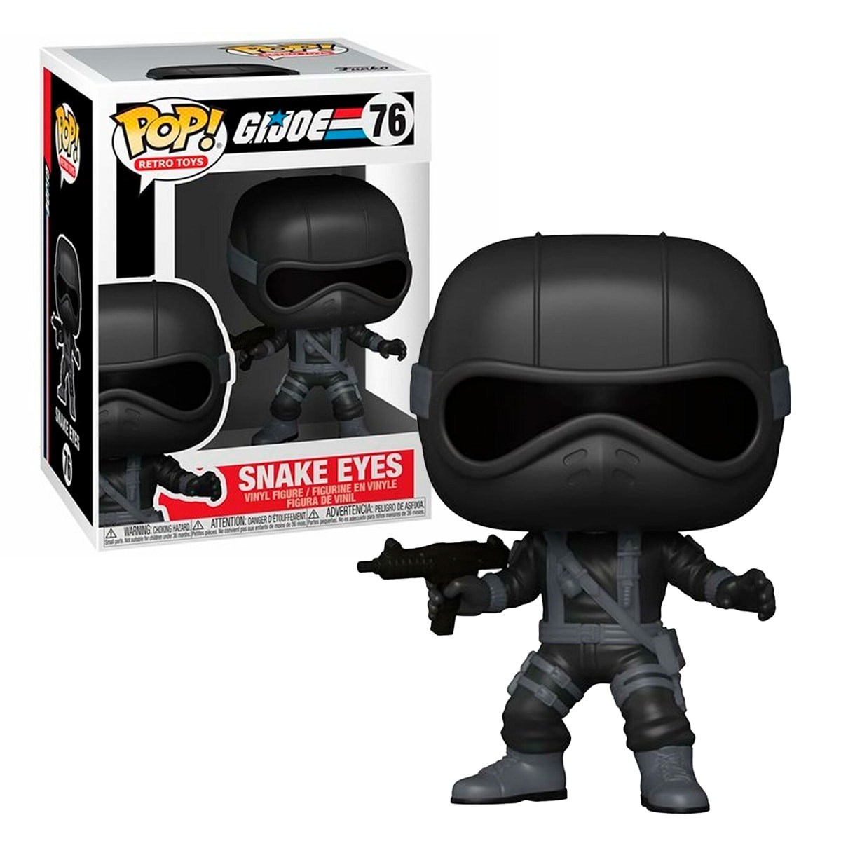 Figura Funko Snake Eyes 76 Gi Joe Figura Original Juguetes Retro $299