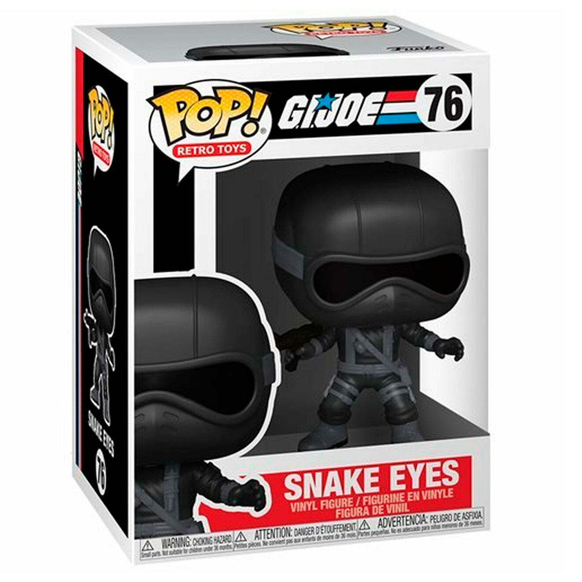 Foto 4 pulgar | Figura Funko Snake Eyes 76 Gi Joe Figura Original Juguetes Retro