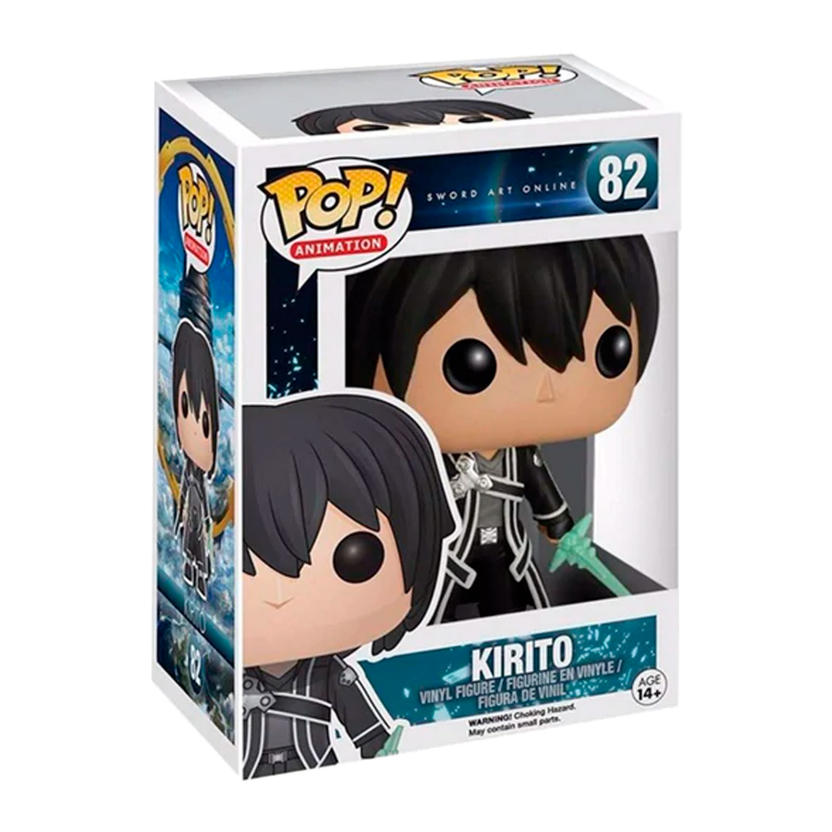 Foto 4 pulgar | Figura Funko Pop Kirito 82 Espadas Sword Art Online Anime Original