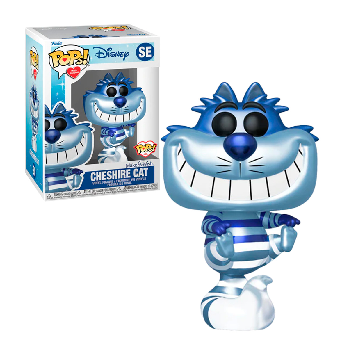 Foto 2 pulgar | Figura Funko Pop Gato Sonriente Disney Cumple un Deseo Original