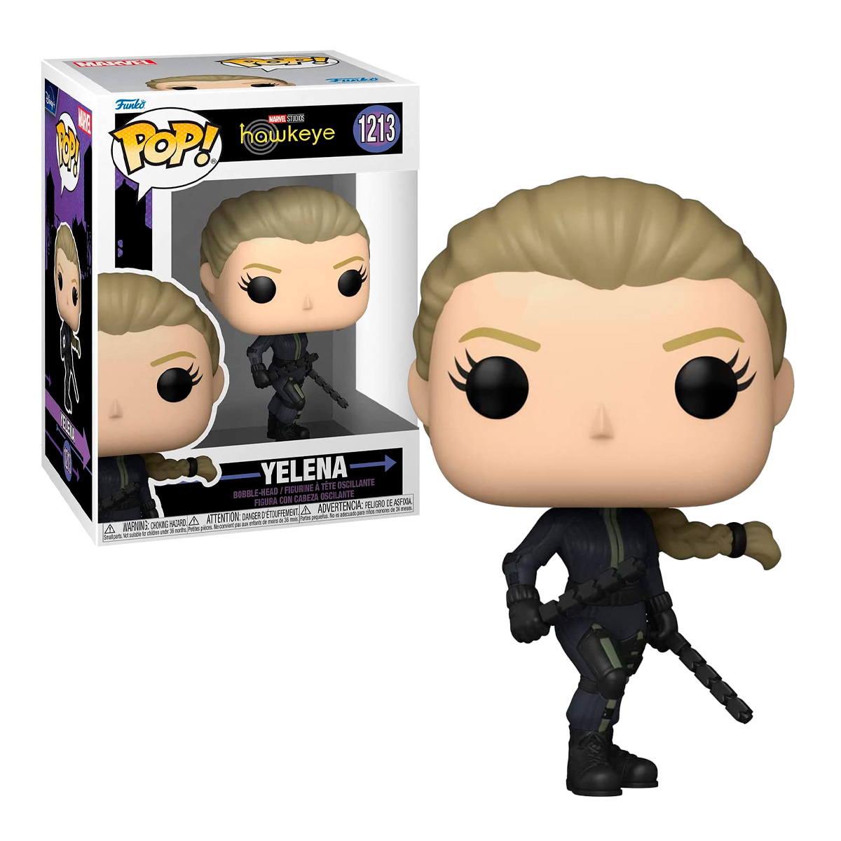 Foto 2 pulgar | Figura Funko Pop Yelena 1213 Marvel Serie Hawkeye Original