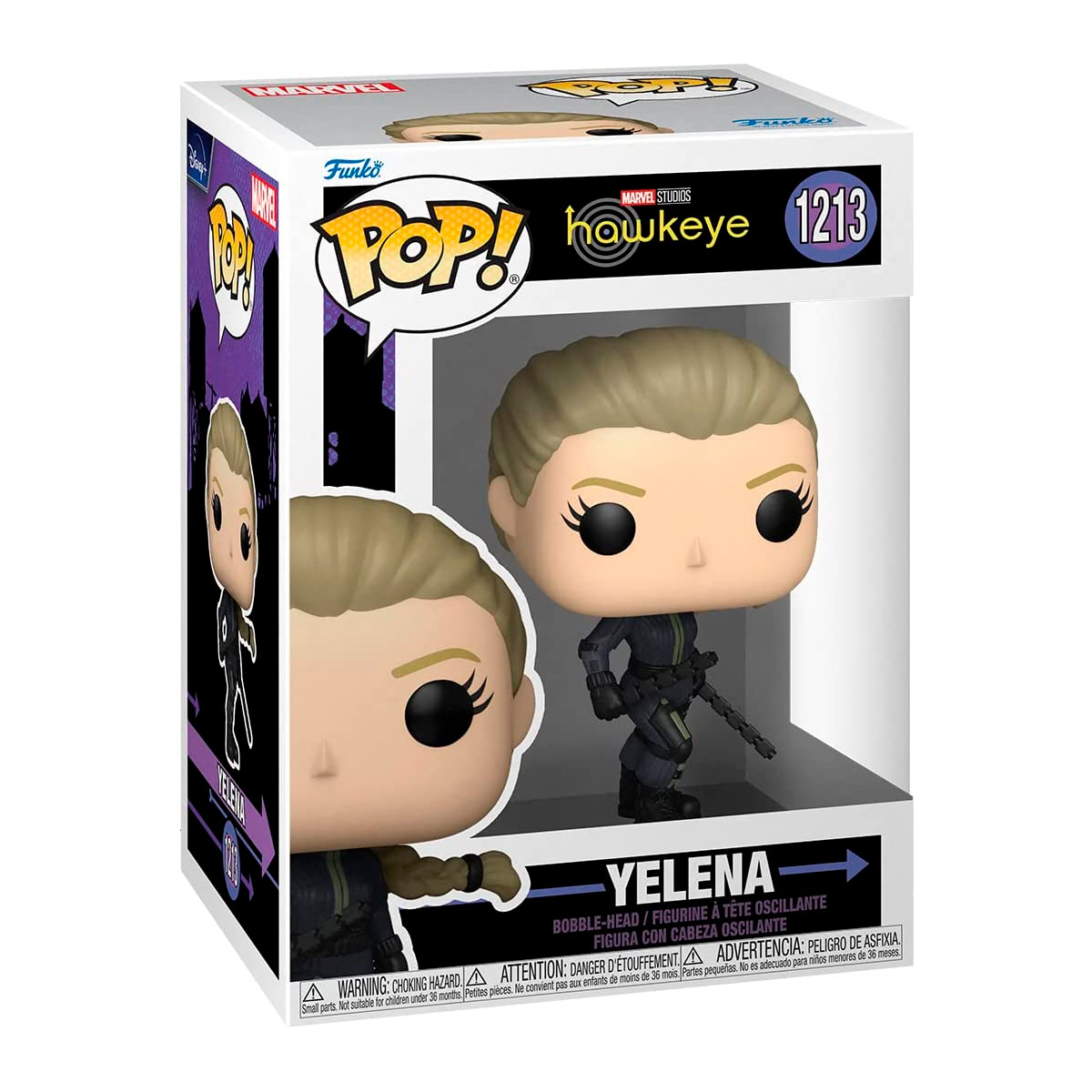 Foto 4 pulgar | Figura Funko Pop Yelena 1213 Marvel Serie Hawkeye Original