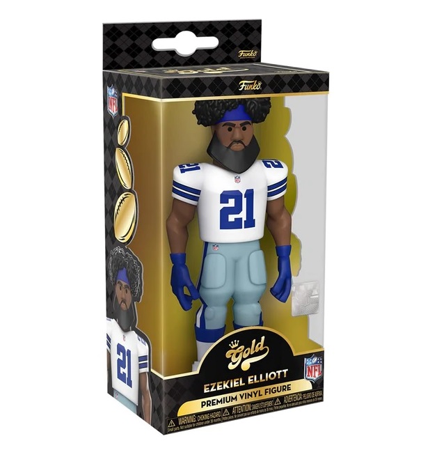 Figura Funko Vinyl Gold Nfl: Cowboys Ezekiel Elliott Local 5"