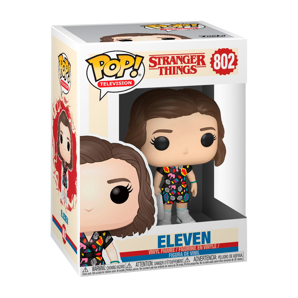 Foto 3 pulgar | Figura Funko Pop de Eleven Mall Outfit Televisión 802