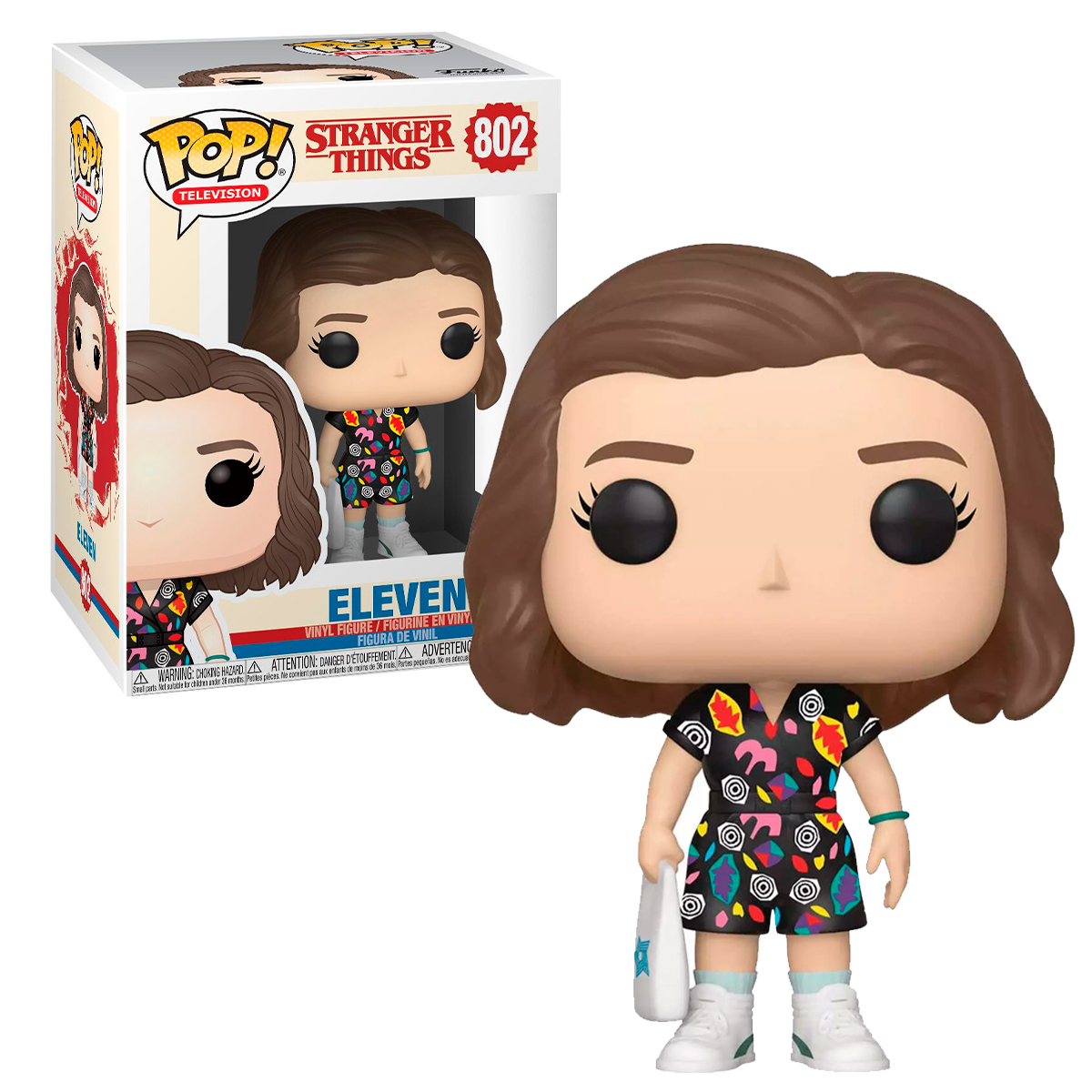 Foto 4 pulgar | Figura Funko Pop de Eleven Mall Outfit Televisión 802