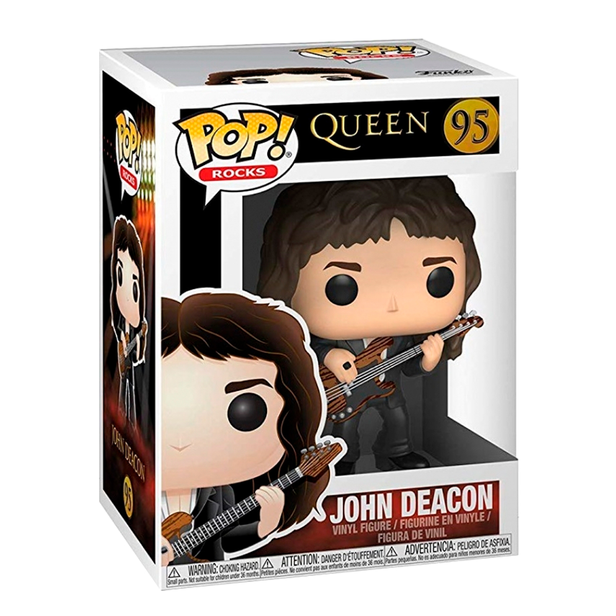 Foto 3 pulgar | Figura Funko Pop de John Deacon Rocks 95