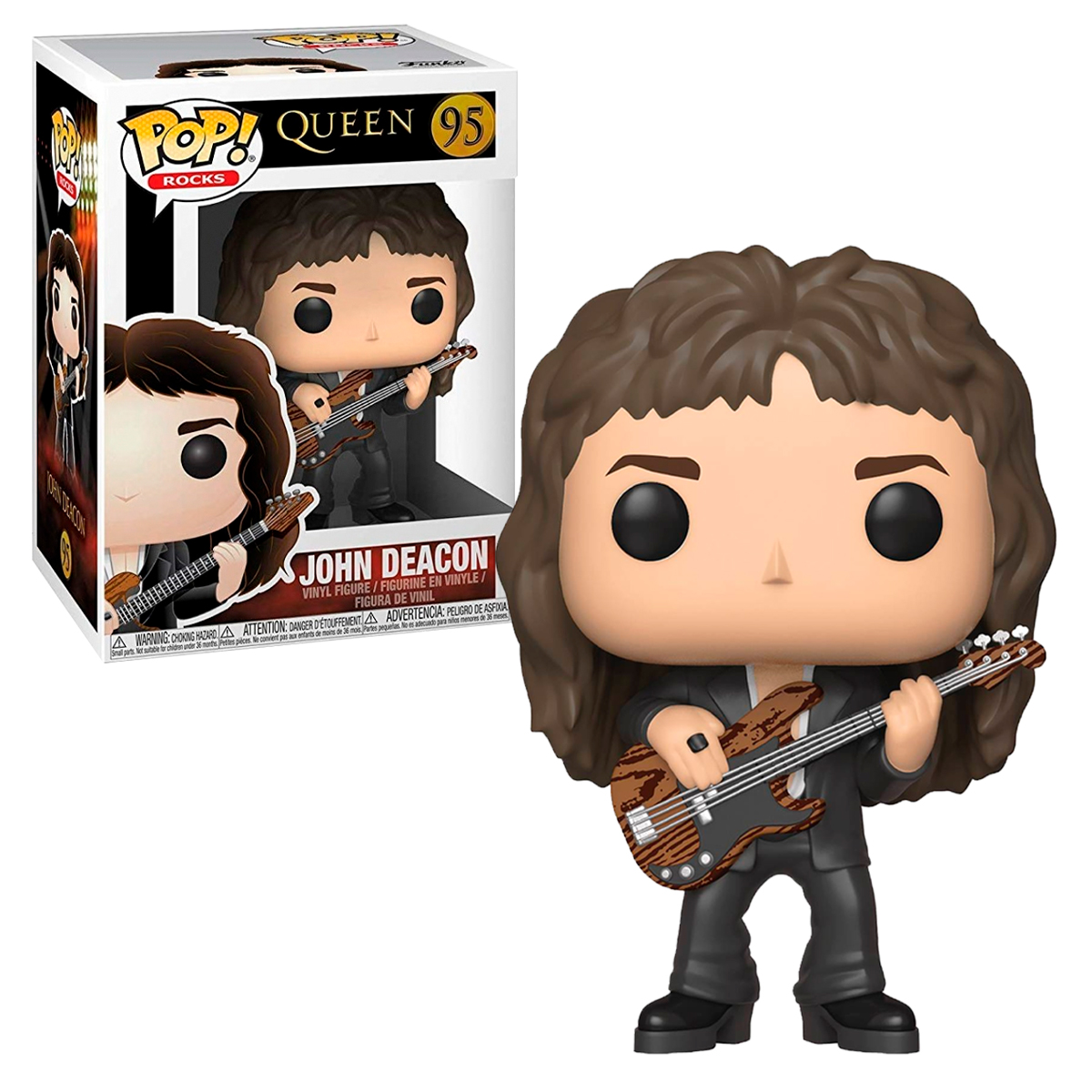 Foto 4 pulgar | Figura Funko Pop de John Deacon Rocks 95