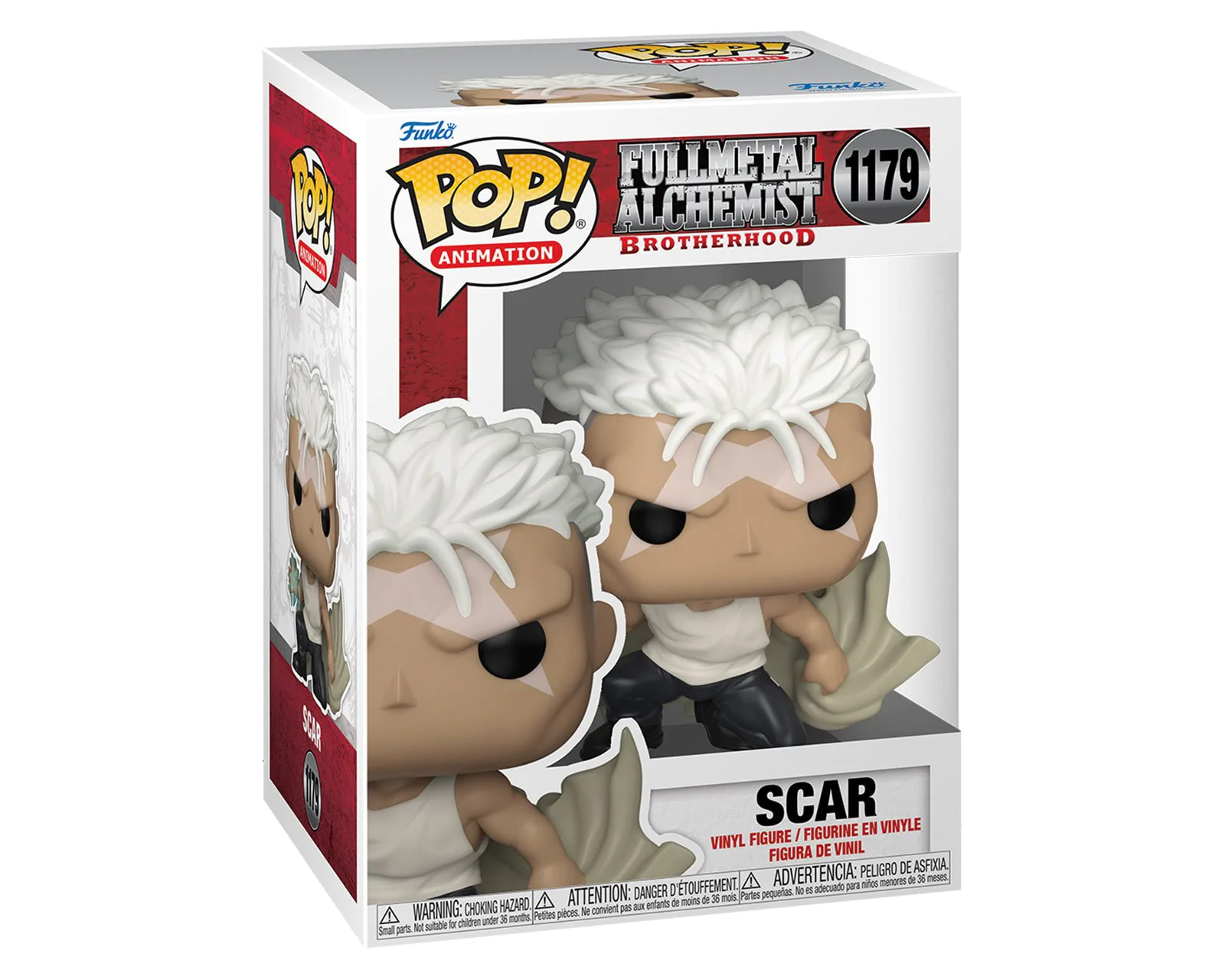 Foto 3 pulgar | Funko Pop Full Metal Alchemist Brotherhood Scar 1179