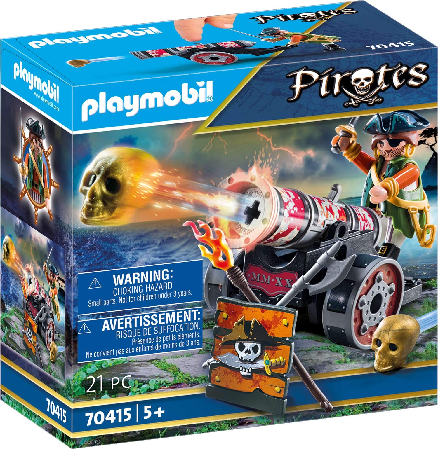 Foto 2 pulgar | Pirata con Cañón Playmobil - Venta Internacional
