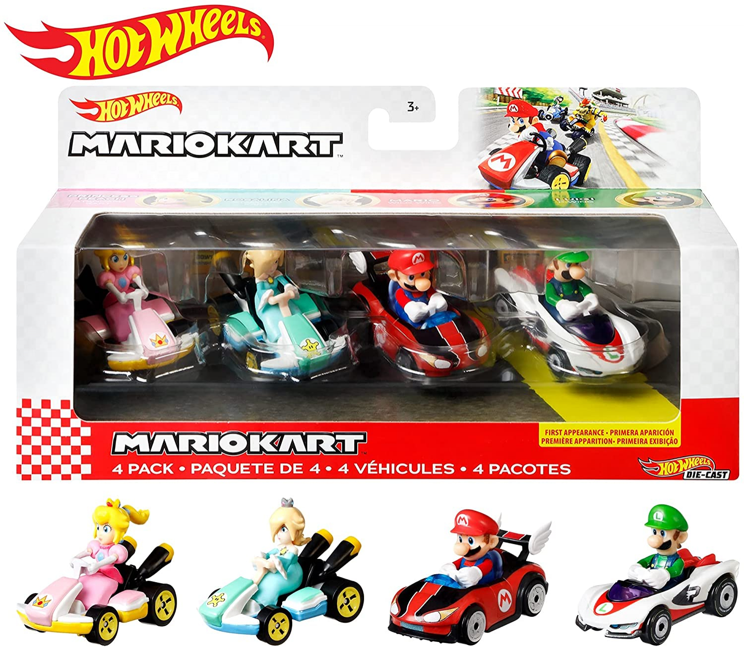 Foto 3 pulgar | Venta Internacional- Hot Wheels - Mario Kart