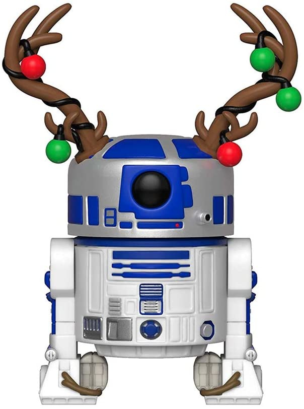 Foto 2 pulgar | Venta Internacional-  Funko Pop Star Wars: Holiday - R2d2 Con Figura Coleccionable De Astas, Multicolor