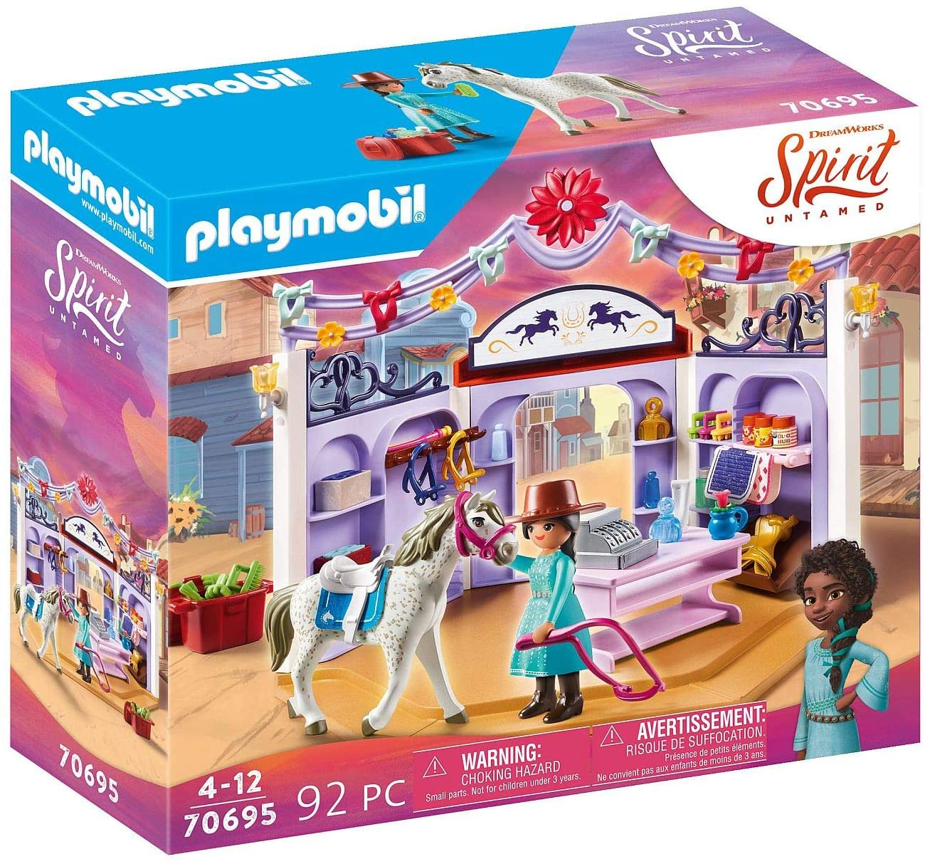 Venta Internacional-  Playmobil Dreamworks Spirit Untamed 70695 Miradero Tienda Hípica, A Partir De 4 Años