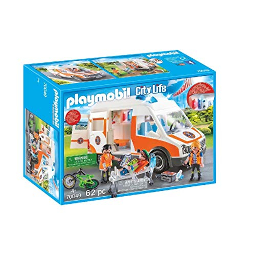 Venta Internacional-  Playmobil Ambulancia Con Luces