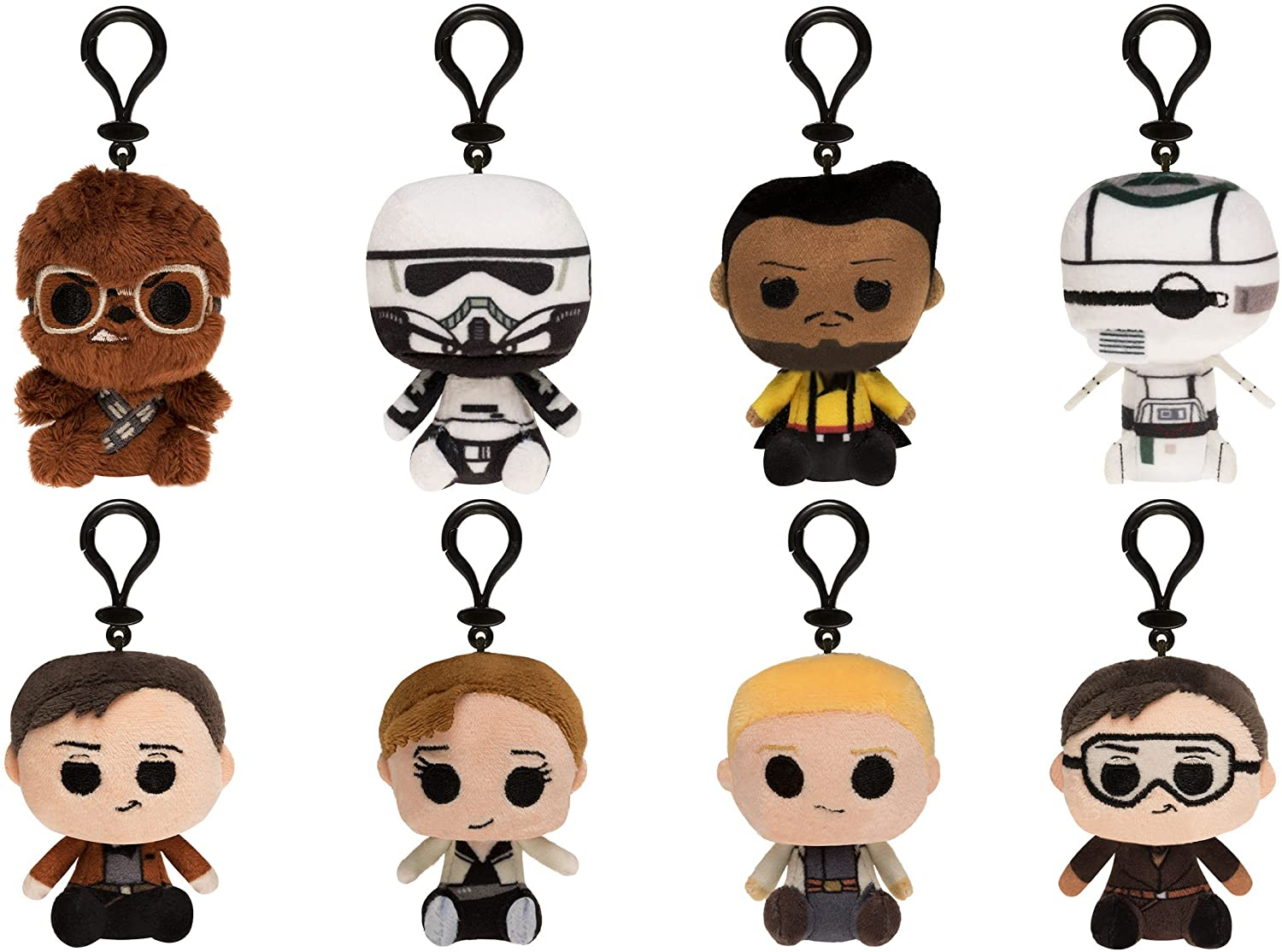 Foto 2 pulgar | Venta Internacional-  Funko Mini Star Wars-solo (one Mystery Plush Keychain) Collectible, Multicolor